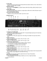 Preview for 6 page of EHQ Power VPA600MB User Manual