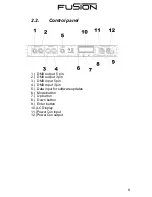 Предварительный просмотр 9 страницы Ehrgeiz Fusion FS-60 RGB/1 Operating Manual