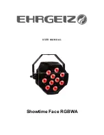 Ehrgeiz Showtime Face RGMWA User Manual предпросмотр