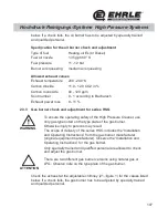 Preview for 44 page of EHRLE HS 1040 Series Operating Instruction