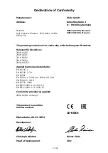 Preview for 2 page of EHRLE KD 2x2 Series Operator'S Manual