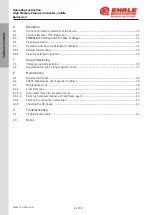 Preview for 4 page of EHRLE KD 2x2 Series Operator'S Manual