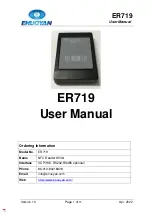 EHUOYAN ER719 User Manual preview