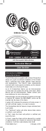 Предварительный просмотр 1 страницы Ei Electronics BROOKS EIB160e Series Instruction Manual