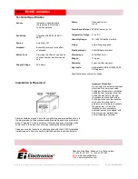 Preview for 2 page of Ei Electronics EI 100C Interconnect Product Manual