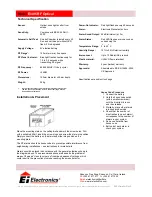 Предварительный просмотр 2 страницы Ei Electronics Ei 405 Technical Specifications