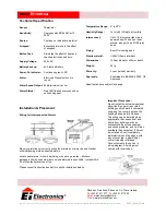 Preview for 2 page of Ei Electronics Ei144 Heat Product Manual