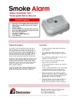 Preview for 1 page of Ei Electronics Ei156TLH Optical Product Manual