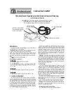 Ei Electronics Ei160 Instruction Leaflet preview