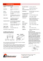 Preview for 2 page of Ei Electronics Ei166R Quick Start Manual