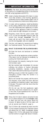 Preview for 2 page of Ei Electronics Ei261DENRC Manual