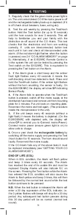 Preview for 13 page of Ei Electronics Ei261DENRC Manual