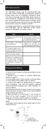 Preview for 2 page of Ei Electronics EIB140RC Series Instruction Manual