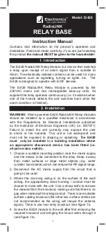 Ei Electronics RadioLINK Relay Module Ei428 Instruction Manual preview