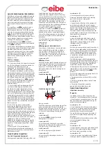 Preview for 4 page of eibe fantallica 552024143 Series Assembly And Maintenance Manual