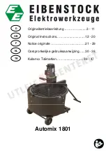 EIBENSTOCK Automix 1801 Original Instructions Manual preview