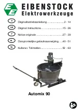 EIBENSTOCK Automix 90 Original Instructions Manual preview