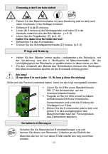 Preview for 10 page of EIBENSTOCK BST 352 V Original Instructions Manual