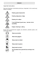 Preview for 9 page of EIBENSTOCK BST 50 V Operating Instructions Manual