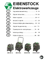 EIBENSTOCK DSS 25 A Original Instructions Manual preview