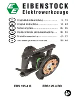 EIBENSTOCK EBS 125.4 O Original Instructions Manual предпросмотр