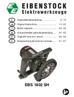 EIBENSTOCK EBS 1802 Original Instructions Manual preview