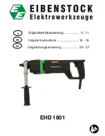 EIBENSTOCK EHD 1801 Original Instructions Manual предпросмотр