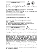 Preview for 9 page of EIBENSTOCK EHR 750 B Original Instructions Manual