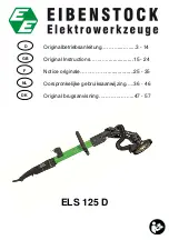 Предварительный просмотр 1 страницы EIBENSTOCK ELS 125 D Original Instructions Manual