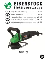 EIBENSTOCK EOF 100 Original Instructions Manual предпросмотр