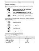 Preview for 12 page of EIBENSTOCK EPG 400 A Original Instructions Manual