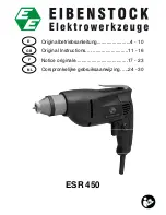 EIBENSTOCK ESR 450 Original Instructions Manual preview