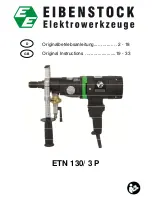 EIBENSTOCK ETN 130/ 3 P Original Instructions Manual предпросмотр