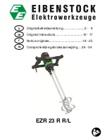 EIBENSTOCK EZR 23 R Original Instructions Manual preview