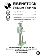 EIBENSTOCK PLB 450 G Original Instructions Manual предпросмотр