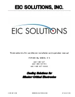 Preview for 1 page of EIC Solutions AAC-140C-4XT Series Installation And Operation Manual