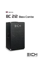 Eich BC 212 BASS COMBO Manual предпросмотр