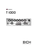 Предварительный просмотр 1 страницы Eich T 1000 Manual