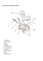 Preview for 3 page of Eichhorn Cozy B Rider Instruction Manual