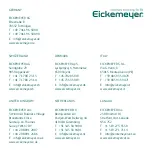 Предварительный просмотр 6 страницы Eickemeyer LIFEVET O2 User Manual