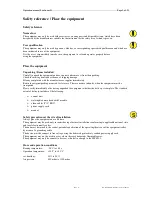 Preview for 3 page of Eickemeyer Swiftcam X Operation Manual Service Manual