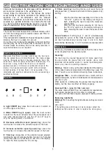 Предварительный просмотр 8 страницы Eico 2687 Instruction On Mounting And Use Manual