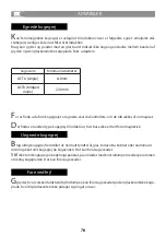 Preview for 78 page of Eico PHANTOM PREMIUM 80 N A Instruction On Mounting And Use Manual