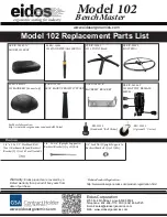 Предварительный просмотр 2 страницы Eidos BenchMaster 102 Assembly Instructions