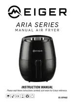 EIGER Aria Series Instruction Manual preview