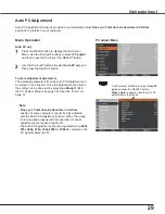 Предварительный просмотр 29 страницы Eiki Brilliant LC-XBL30 Owner'S Manual