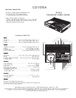 Eiki Classroom Audio Center 7070A Specifications предпросмотр