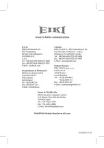 Предварительный просмотр 31 страницы Eiki EIP-1 Owner'S Instruction Manual