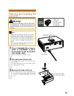 Предварительный просмотр 55 страницы Eiki EIP-200 Owner'S Manual