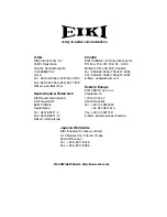 Предварительный просмотр 68 страницы Eiki EIP-200 Owner'S Manual